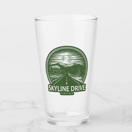 Verre Skyline Drive Virginia Forest (Devant)