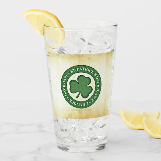 Verre SlipperyJoe fête la Saint Patrick's Day Iris (Devant glace)