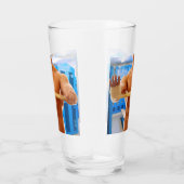 Verre SlipperyJoe homme musclé abs vestiaire pièce carre (Droite)