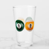 Verre SlipperyJoe's 69 table de billard dur deux billiar (Devant)