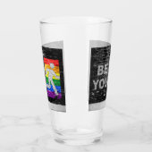 Verre SlipperyJoe's Be You black brick wall walk figu (Gauche)