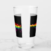 Verre SlipperyJoe's fumée vif arc-en-ciel célébré (Gauche)