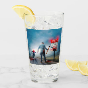 Verre SlipperyJoe's heureux Halloween yeux brillants zom