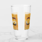 Verre SlipperyJoe's petit ours mot orange-brun pro (Droite)