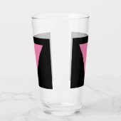 Verre SlipperyJoe's rose triangle drapeau clair rose sym (Gauche)