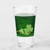 Verre SlipperyJoe's Saint Patrick's Day three-leaf clove (Dos)