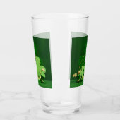 Verre SlipperyJoe's Saint Patrick's Day three-leaf clove (Gauche)