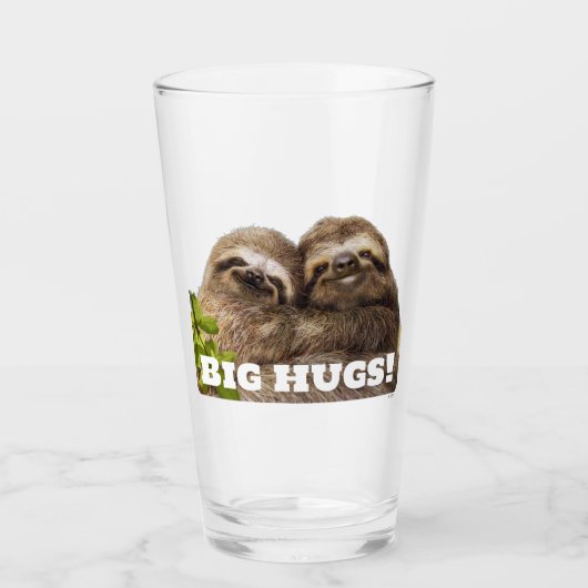 Verre Sloth Couple (Devant)