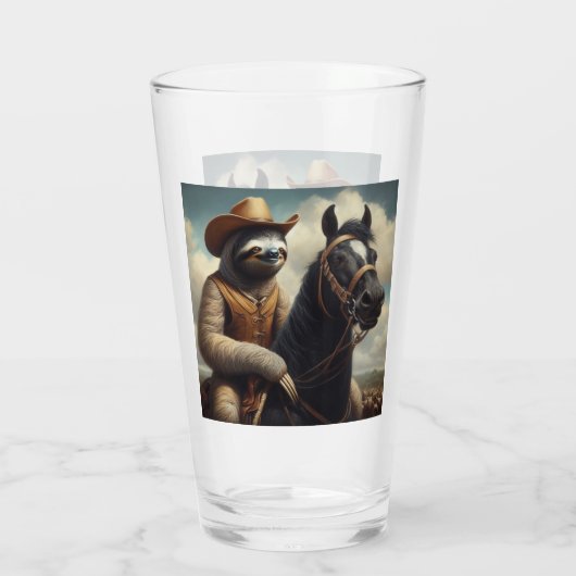Verre Sloth Cowboy (Dos)