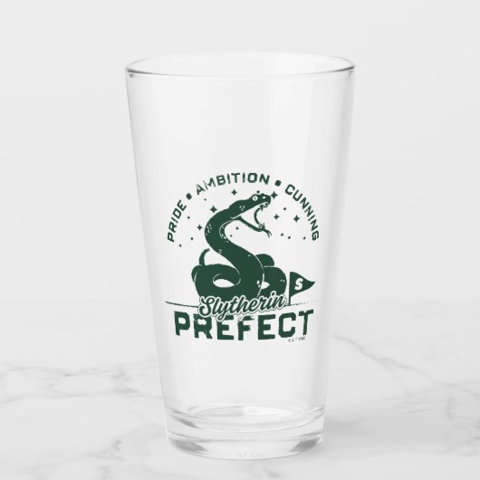 Verre SLYTHERIN™ - Badge Préfet (Devant)