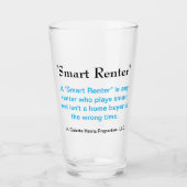 Verre Smart Renter - Design 1 (Devant)