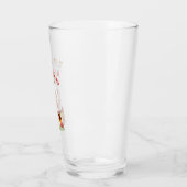 Verre Smile Pup: Happy Birthday Bichon & Cake Art (Gauche)