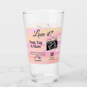 Verre snap tag partager media caméra ajouter socials ado