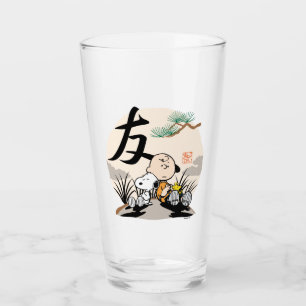 Verre Snoopy, Charlie Brown et Woodstock - Ami