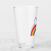 Verre Snoopy | Rêver en couleur arc-en-ciel (Droite)