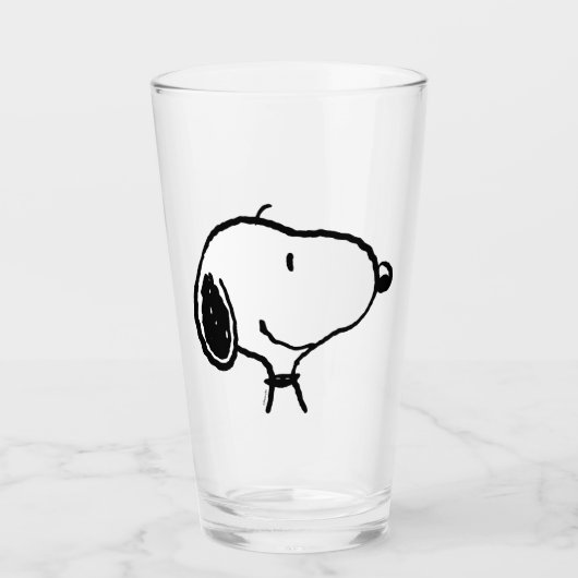 Verre Snoopy Smile Giggle Laugh (Devant)