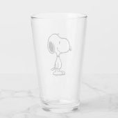 Verre Snoopy Smile Giggle Laugh (Dos)