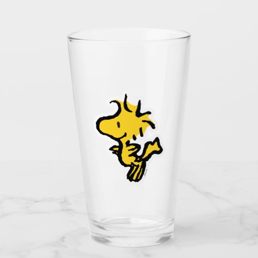 Verre Snoopy & Woodstock Fun & Flowers (Devant)