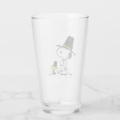 Verre Snoopy & Woodstock Pilgrim (Dos)