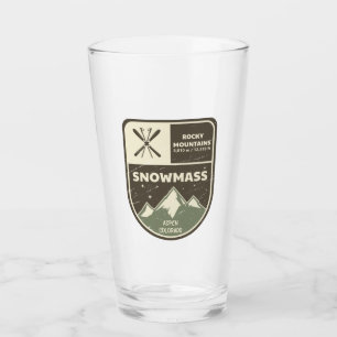 Verre Snowmass Aspen Montagnes Rocheuses Colorado