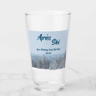 Verre Snowy Mountain Forest Apres Ski Mariage Event