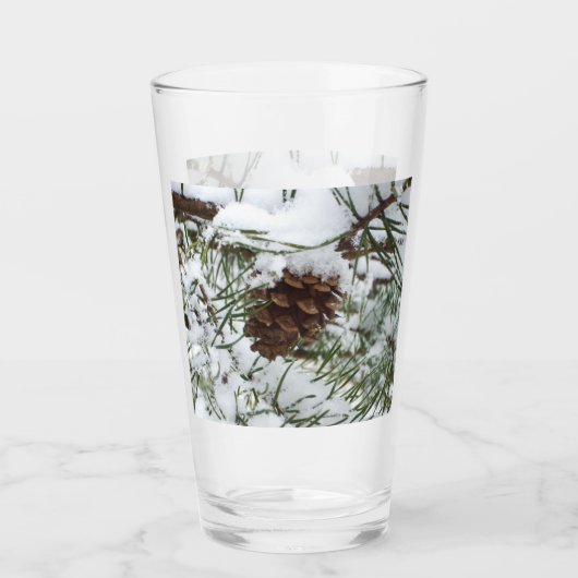 Verre Snowy Pine Cone I (Devant)