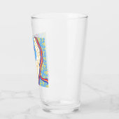 Verre Socrates bleu (Gauche)