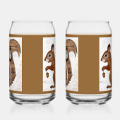 Verre Soda Écureuil en Papier (Droite)