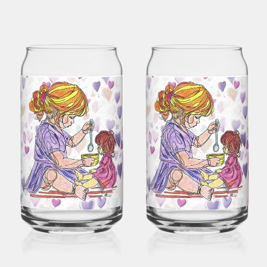 Verre Soda pour poupée de la fille (Recto)