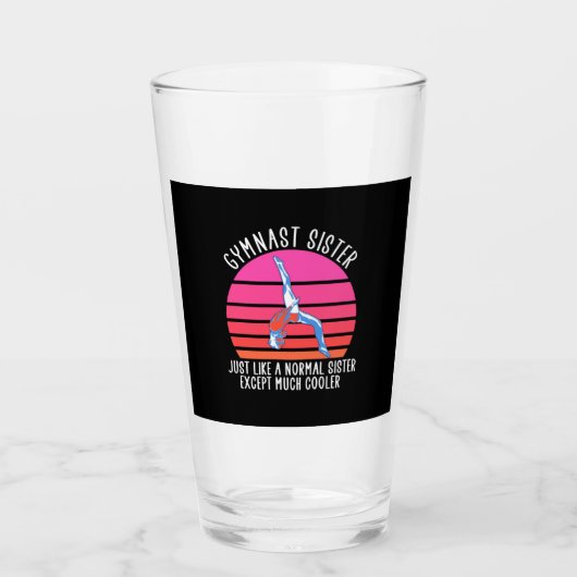 Verre Soeur Gymnaste (Devant)