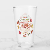 Verre Soirée de Thanksgiving Soirée de fête de famille c (Dos)