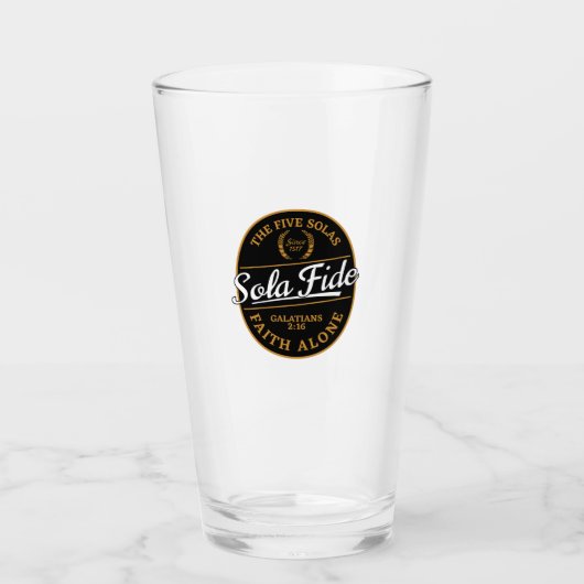 Verre Sola Fide (Devant)