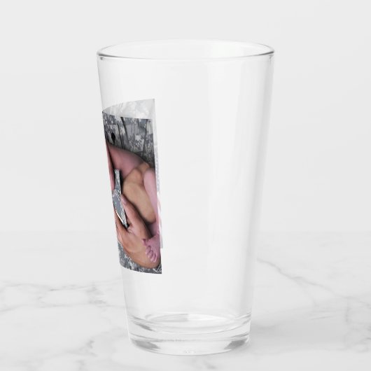 Verre Soldat militaire américain mignon bébé à boire du  (Gauche)