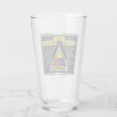 Verre " Soldats de fer " 1re division blindée (Dos)