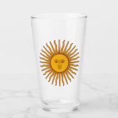 Verre Soleil argentin de mai / Sol de Mayo (Devant)