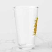 Verre Soleil or jaune inspiré (Droite)