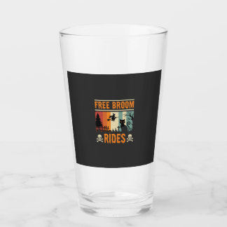 Verre Sorcière Chat de Halloween Balades de Balai Gratui