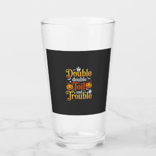 Verre Sorcière Halloween Double Double Toil and Trouble