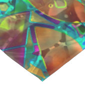 Verre souillé d'abrégé sur floral nappe (Angle)