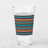 Verre Southwest Style Geometric Cameron Gorge Design (Devant)
