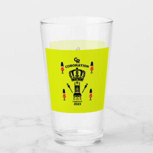 Verre Souvenir commémoratif du couronnement du roi Charl