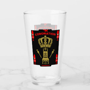 Verre Souvenir commémoratif du couronnement du roi Charl