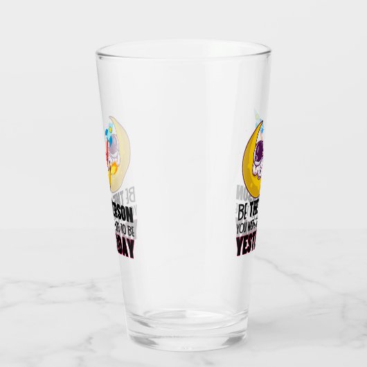 Verre Soyez la personne que vous étiez trop paresseuse p (Droite)