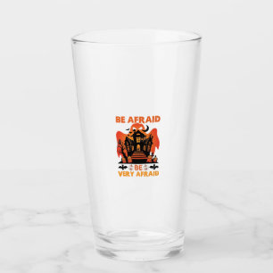 Verre Soyez très effrayés Halloween Maison hantée Citrou