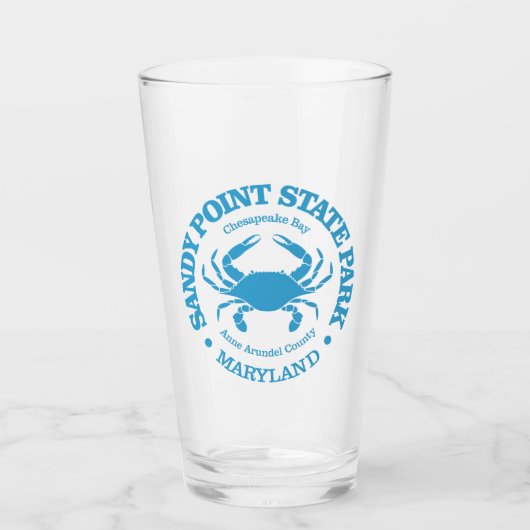 Verre SP Sandy Point (crabe) (Devant)