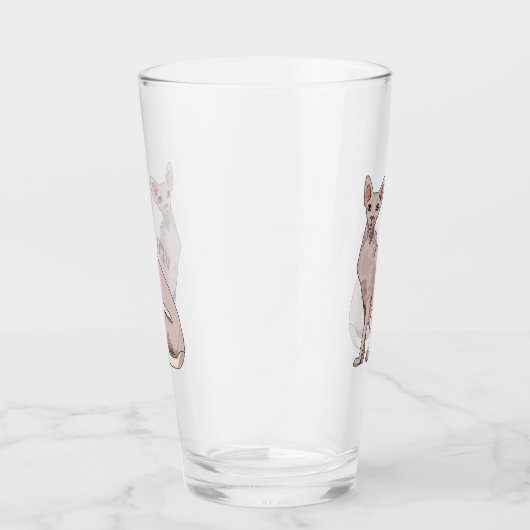Verre Sphynx cat (Droite)