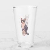 Verre Sphynx cat (Dos)