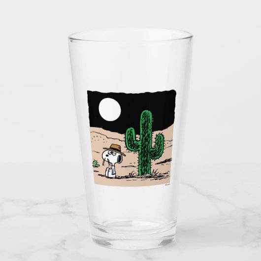 Verre Spike dans un désert illuminé par la Lune (Devant)