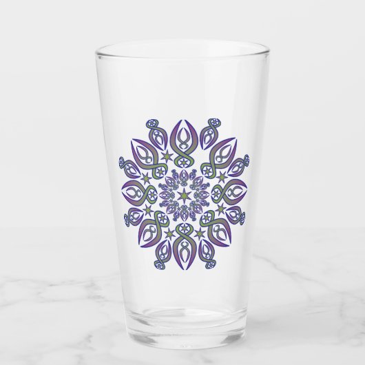 Verre Spikes bleus (Devant)