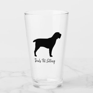 Verre Spinone Italiano Chien Silhouette Personnalisé